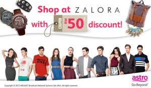 Zalora coupon discount Astro